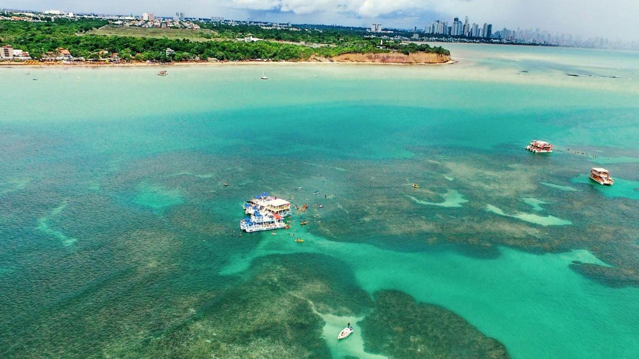 Sonia Flats Tambau - Flat Com Vista Mar Na Orla De Joao Pessoa Aparthotel Kültér fotó